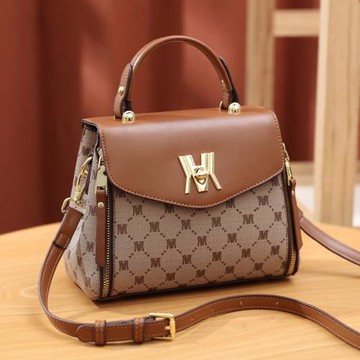 高級感小方包斜挎包女2024新款時尚單肩手提包流行大氣中包送媽媽