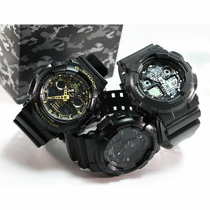 G-SHOCK GA-100CF-1A9 CASIO ブラック腕時計 見繕う