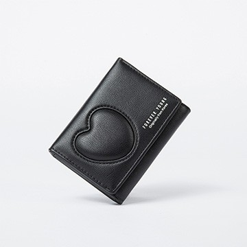 Dennibella 丹妮貝拉 - 永恆愛心短夾-黑