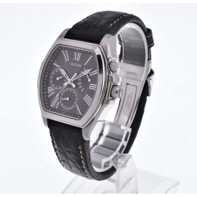 ☆良品【SEIKO】セイコー クレドール パシフィーク 4S77-00B0 自動巻き メンズ B#114040 | LINEショッピング