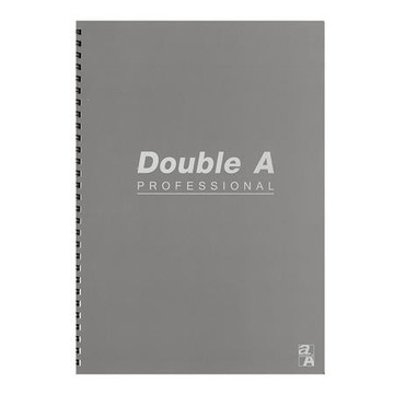 Double A辦公室系列筆記本/A5/線圈/灰/50頁