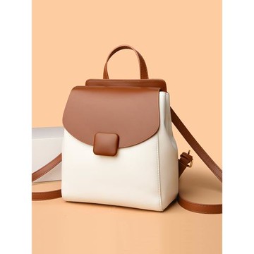 高級感真皮雙肩包包2025新款小背包休閑大容量通勤大學生旅游小包