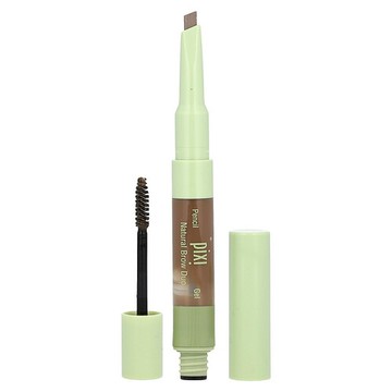 Pixi Beauty, 2 合 1 天然眉毛護理，眉筆和眉膠，0305 天然棕色，1 支