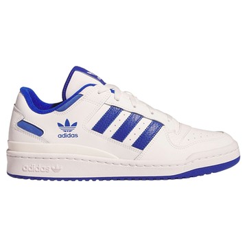 adidas 愛迪達 男女款 FORUM LOW CL 運動休閒鞋 IH7829  白色 + 藍色  25.5cm