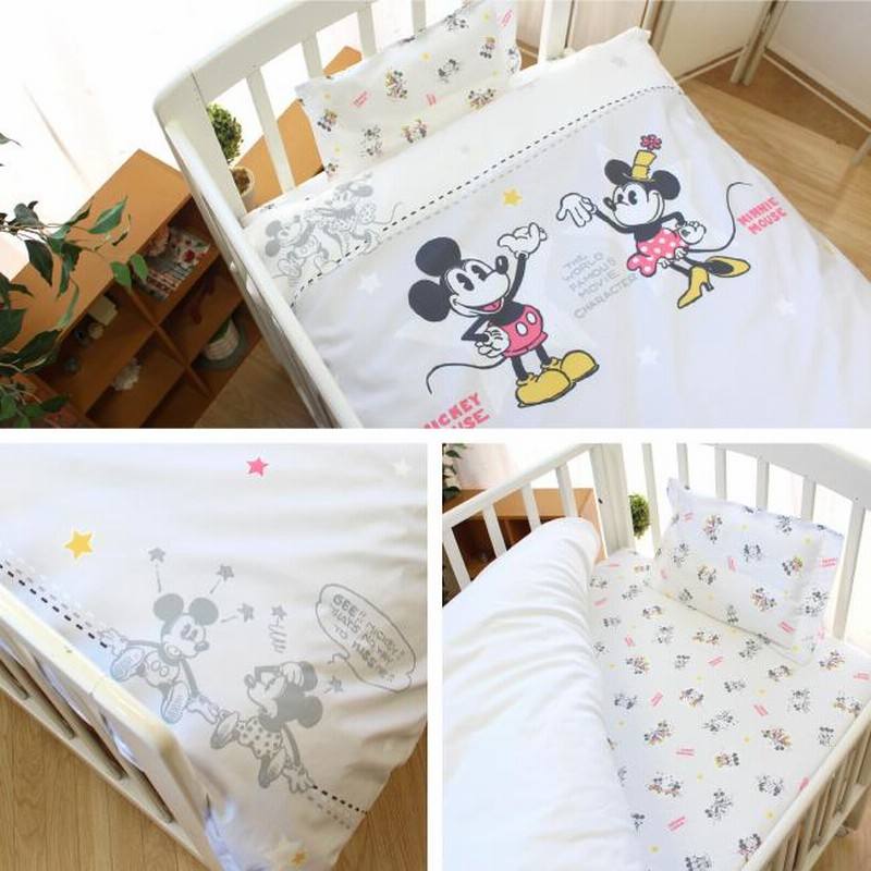ディズニー ミッキー ミニー ベビー布団 セット 9点 洗える レギュラーサイズ 70 1 グレー レトロ シンプル Un Doudou Rf 通販 Lineポイント最大0 5 Get Lineショッピング