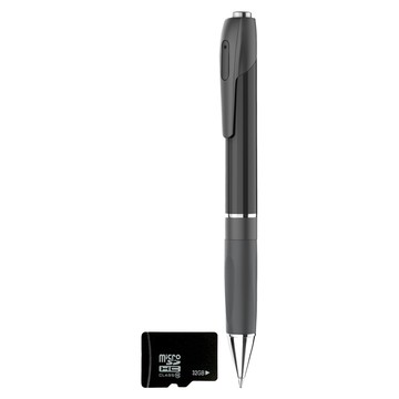 INJA 超微聲筆型錄音筆 附32GB記憶卡  P500  黑色