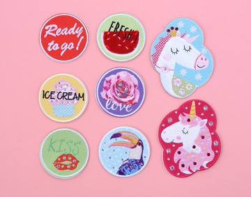 【刺繡布貼】亮鑽 / 牙刷繡 特殊系列 (九款)