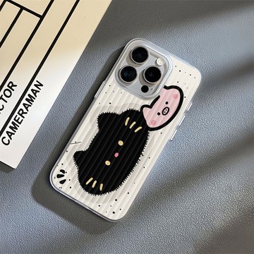 免運+隔日🚚行李箱紋手機殼 大臉貓小豬 適用於蘋果17promax 16Pro 15plus14 13 12 11防摔