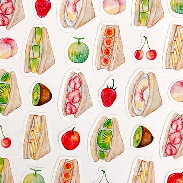 水果三明治 散裝貼紙