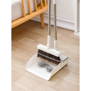 日本掃把簸箕套裝組合掃帚家用掃地笤帚折疊客廳軟毛掃毛頭發神器