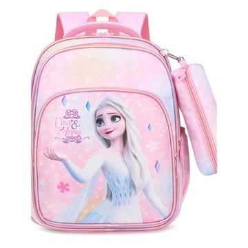 2025新款小學生書包艾莎公主女孩一年級雙肩包女童輕便減負雙肩包