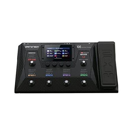 Zoom G6 Guitar Multi-Effects Processor with Expression Pedal, Touchscreen Interface, 100  Built in Effects, Amp Modeling, IR’s, Looper, ＆ Audio Inte