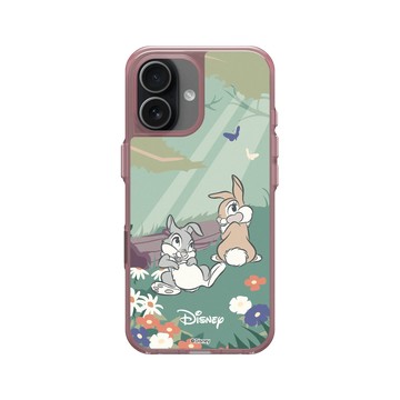 iPhone 17 Clear (相機按鈕) 晶醺玫 - 迪士尼-經典系列 Disney Classics - 小鹿斑比 - 桑普與邦妮
