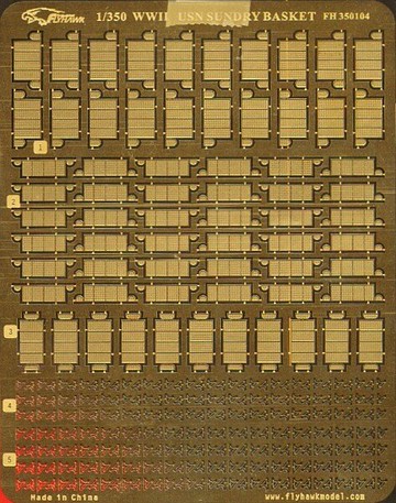 【JZHOBBY】鷹翔 FH350104 1/350 二戰美國海軍雜物框