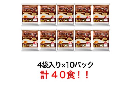 レストラン仕様ハヤシ10パックセット(1パック4袋入り)計40食分