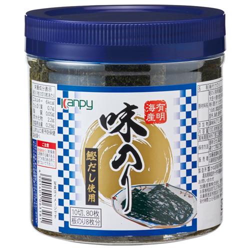 カンピー 有明産 卓上味のり 10切80枚入×3個