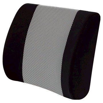 POWER 冰涼記憶海棉護腰墊 PW-206  1個  灰色