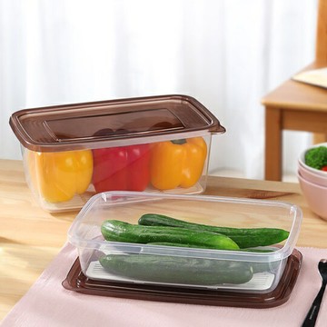 KEYWAY聯府   清水長型瀝水盒  保鮮盒  長方形保鮮盒 便當盒 水果盒 密封盒 野餐盒     WR1500/2700【139百貨】