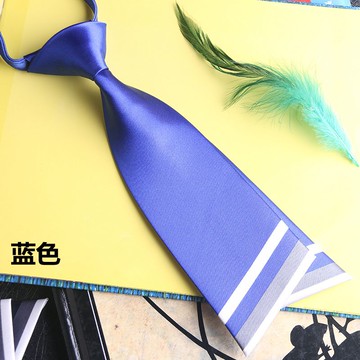 職業正裝女士藍色小領帶學院風領花表演活動蝴蝶結日式學生領結潮