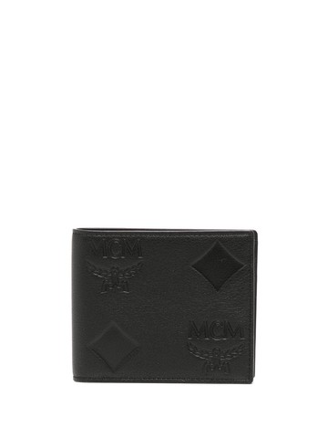MCM - Aren Maxi monogram wallet - unisex - Leather - One Size - Black