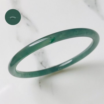 翡翠 玉鐲 天然石 翡翠 稀有 危地馬拉產 59.9mm B800-0207