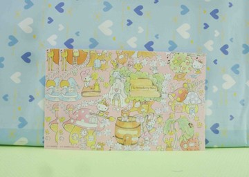 【震撼精品百貨】Hello Kitty 凱蒂貓~明信片(2入)-粉色樹林