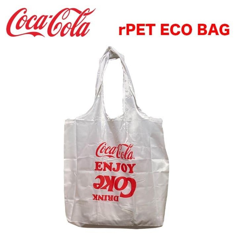 Coca-Cola コカコーラ エコバッグ Mサイズ coke／ホワイト PJ-ECO04