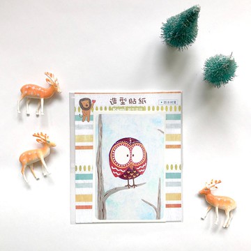 悠遊卡防水貼紙 ∣ 雪地貓頭鷹
