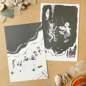 夏日明信片 6 兩入組 「久違了！散落的SUMMER」