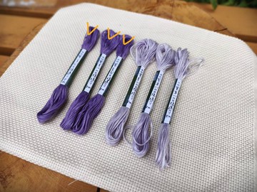 紫草刺繡棉線(2)