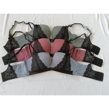 B21-07女式無鋼圈半杯文胸內衣胸罩bra夏季二分之一杯小碼穿吊帶