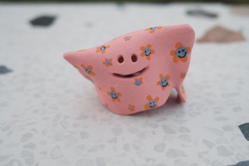 小鬼寶包-粉藍小花鬼 | 小夜燈、薰香座 |