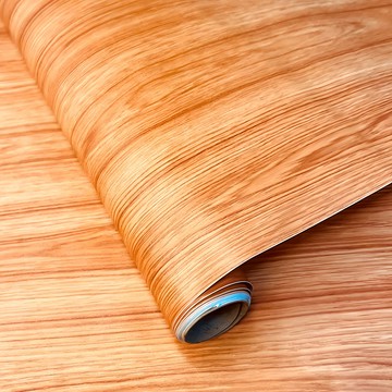 WE CHAMP 自黏式 DIY壁紙翻新改造 防水防潮易清潔  仿木紋  60cm*2M