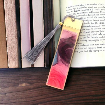 酒精墨水藝術書簽#11