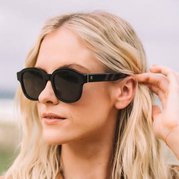 [澳洲ROSIE ALLAN] EVA款  黑 手工板材太陽眼鏡