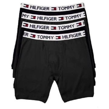Tommy HIifiger 男經典棉質4件裝合身四角內褲