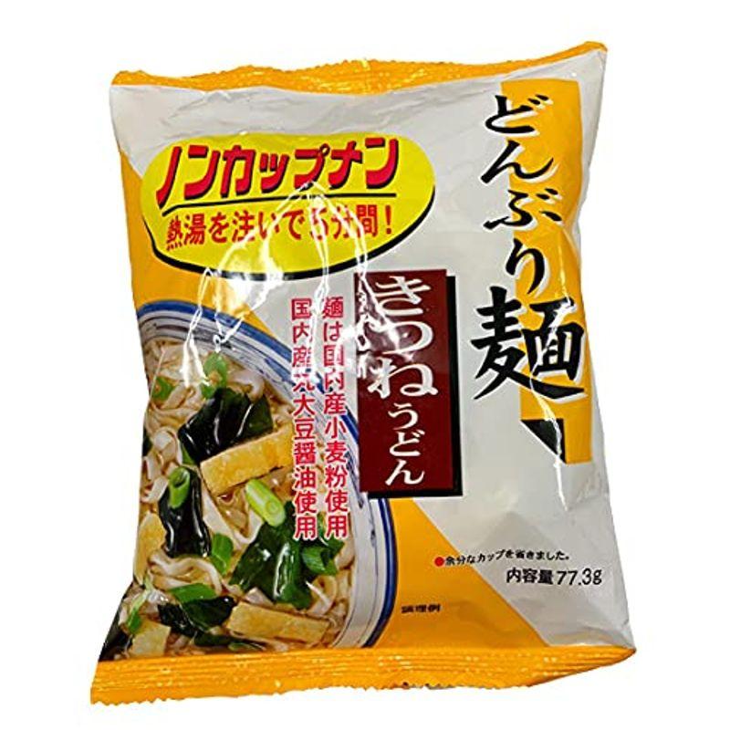 トーエー どんぶり麺・きつねうどん 77.3g １ケース（24入）