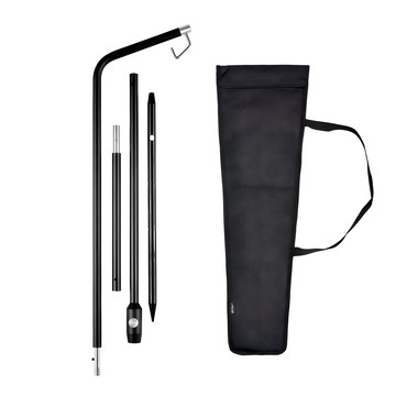 WellHike 玩客 落日燈架 輕量鋁合金燈桿 直徑1.9 x 23 x 200cm 1.6kg  黑色  1個