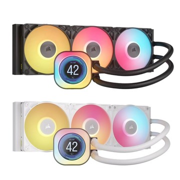 CORSAIR 海盜船 iCUE LINK TITAN LCD 360 RGB CPU水冷散熱器 黑色/