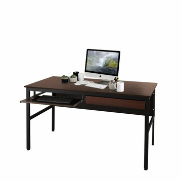 《DFhouse》巴菲特電腦辦公桌+1抽屜1鍵盤(3色)