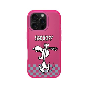 iPhone 16 Pro Clear 粉漾桃 - 史努比 Snoopy - 吶喊