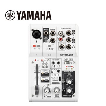 YAMAHA AG03 混音器【敦煌樂器】