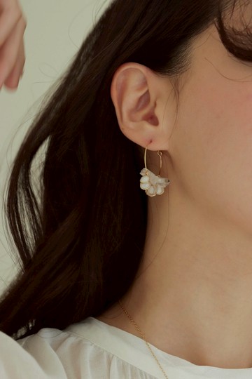 在花叢中徜徉耳環/耳夾可