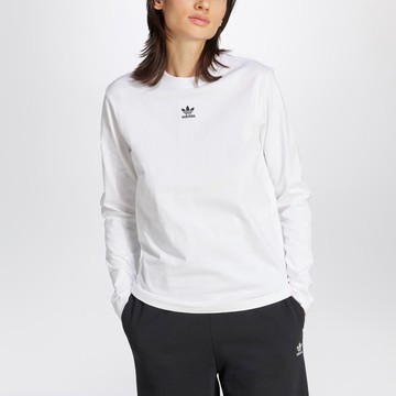 White long-sleeved Essentials T-shirt