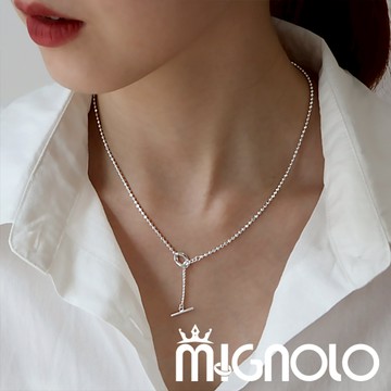 MIGNOLO💫珠光OT項鍊｜百搭 項鍊 簡約項鍊 韓國連線 正韓 項鍊女 配飾 唯美項鍊