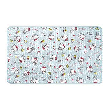 Hello Kitty 凱蒂貓 止滑沙發墊 雙人 藍色  120 x 70cm