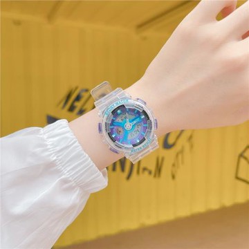 手表女學生ins風 初高中獨角獸運動潮流防水夜光多功能電子手表