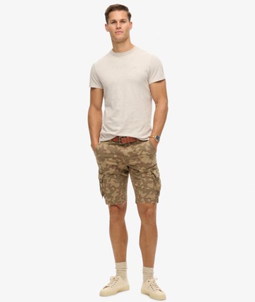 Superdry Men's Men's Core Cargo Short Brown / Woodland Sand Camo - Size: 32