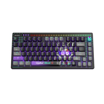 A4 bloody AT75/CYPHERGHOST野蠻部落聯名 x RT變速光軸75%電競鍵盤_幽靈黑客