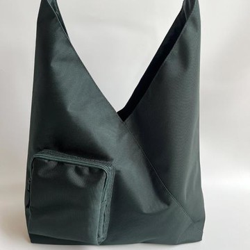 無印日式大挎包純色黑色斜挎包大號斜背包單肩包女男輕便包包女